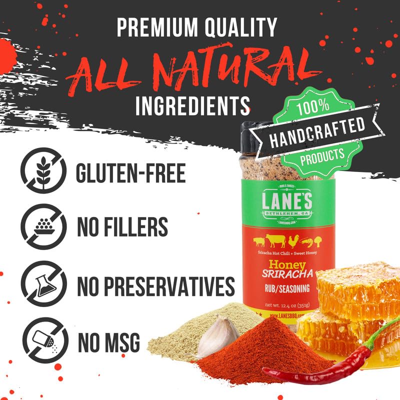 Lane's Honey Sriracha Seasoning powder texture for even coating