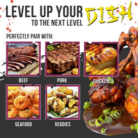 Lane's Q-Nami rub on seafood dish enhances aroma and depth.