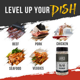 Lane's seasoning enhances vegetables with balanced flavor and crunch.