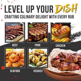 Lane's Signature BBQ Rub USA-made label signals quality and clean label ingredients