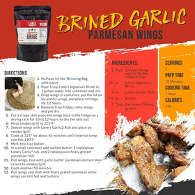 Made in USA Lane's brine bag for family meals and gatherings.