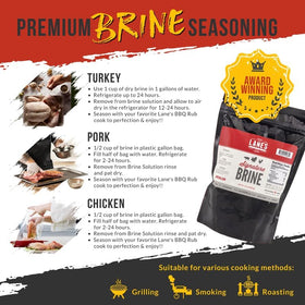 Lane's Signature Brine uses natural ingredients for a clean profile.