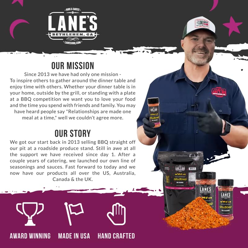 Lane's Spellbound made-in-usa label confirming USA-made quality