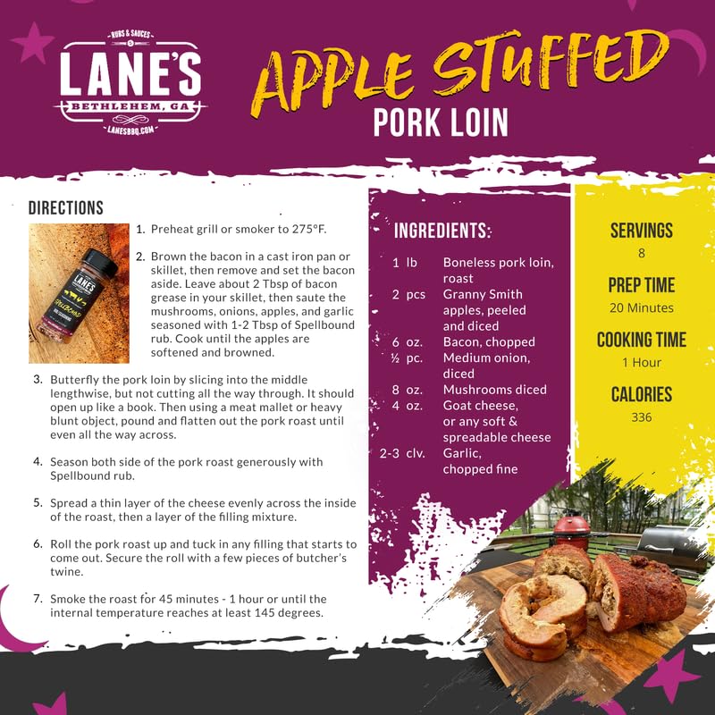 Pouring Lane's Spellbound rub for quick dusting on meat.