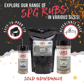 Lane's SPG jar with easy lid offers convenient daily seasoning.