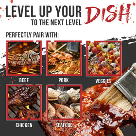 Lane's Sweet Heat rub pile emphasizes vibrant spices ideal for brisket.