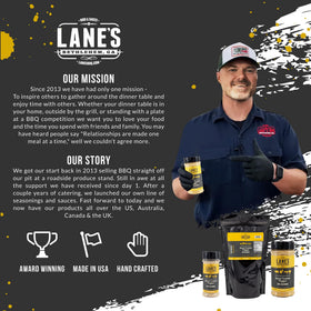 Lane's Sweet Lemon Pepper kitchen scene reflects USA-made seasoning for family meals