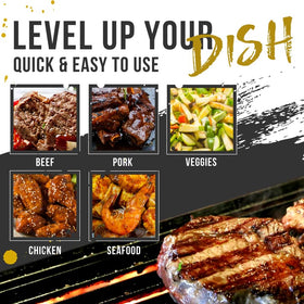 Lane's Sweet Lemon Pepper lid open shows convenient shaker for quick flavor boost