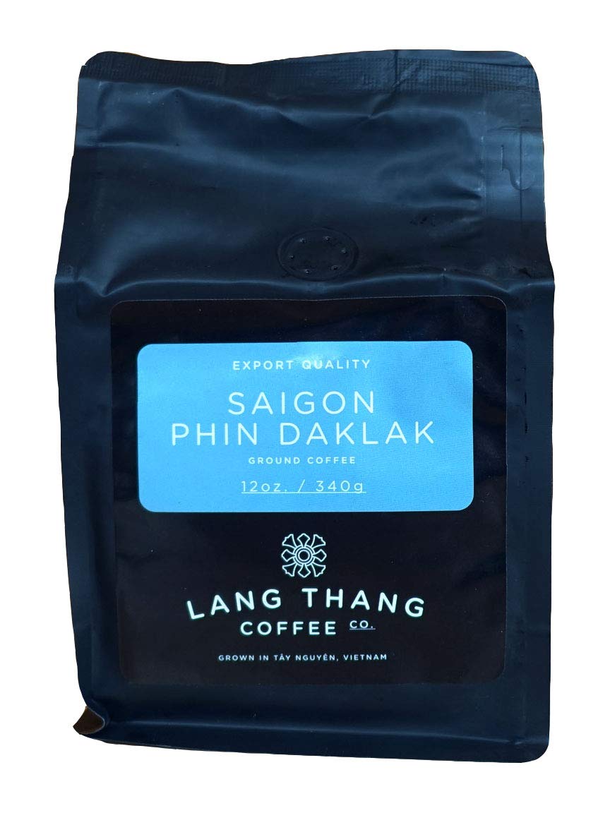 Lang Thang Coffee Saigon Phin Daklak brew highlighting bold aroma for morning ritual.