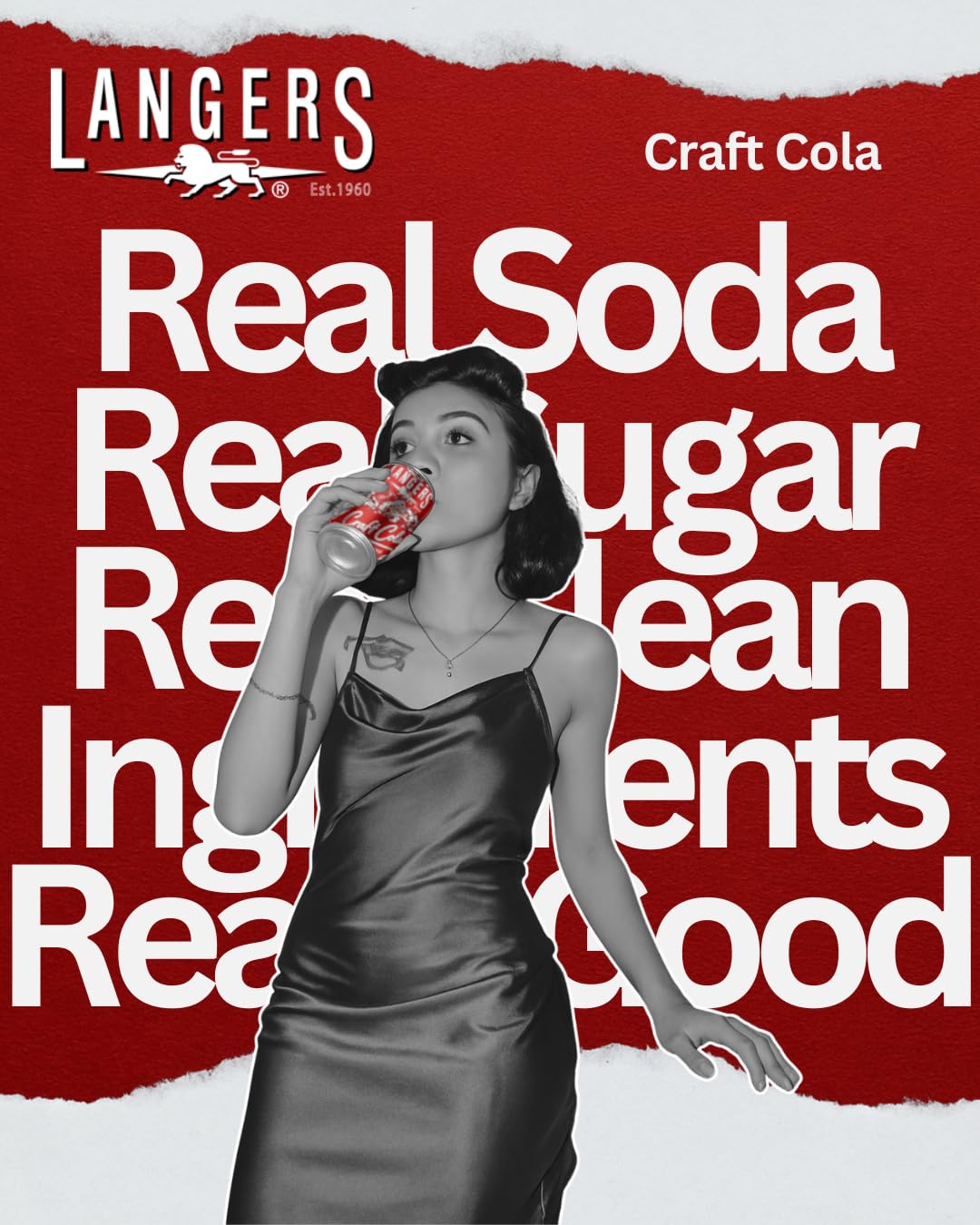 Langers Zero Craft Cola pack 12 shows convenient BPA-free cans for sharing