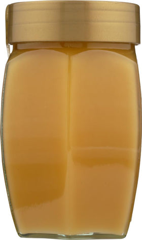 Langnese Creamy Country Honey pours neatly into a dish for tasting
