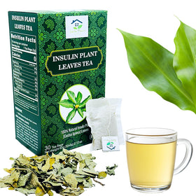 Lanka Flavors Costus Igneus tea bags in a box, for a calming tea experience.