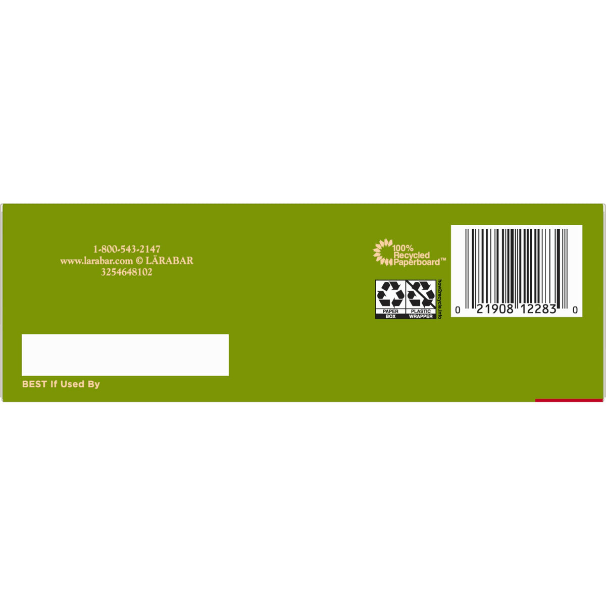 LÄRABAR Apple Pie bar label showcases gluten-free and vegan status for shoppers