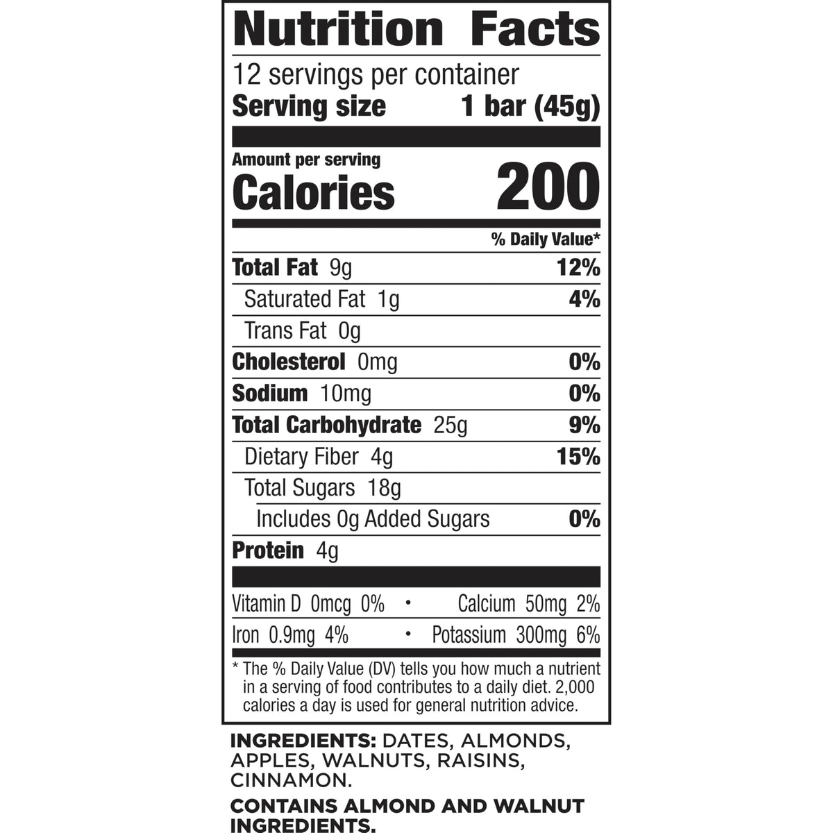 LÄRABAR Apple Pie on shelf highlights gluten-free and vegan attributes for mindful snacking