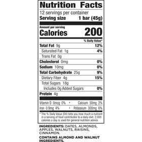 LÄRABAR Apple Pie on shelf highlights gluten-free and vegan attributes for mindful snacking