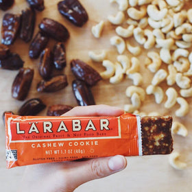 Close-up of dates and cashews highlighting natural texture and ingredients