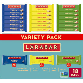 LÄRABAR Fruit Lovers Variety Box for quick, real-fruit snacking.
