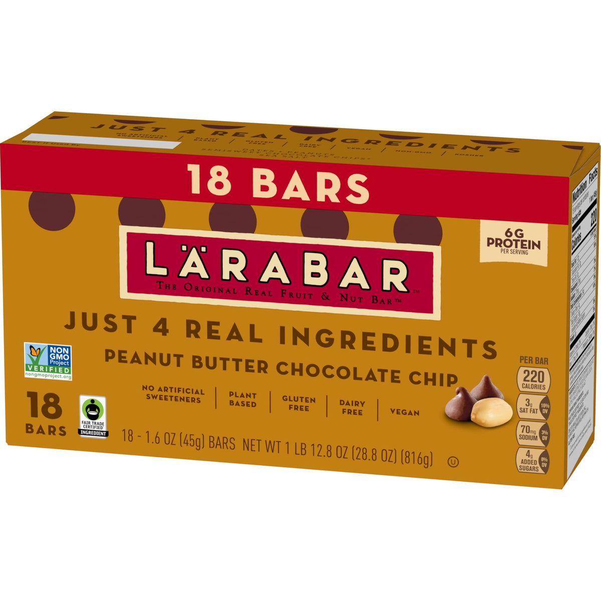LÄRABAR ingredients close-up with dates and peanuts, highlighting simple real ingredients.