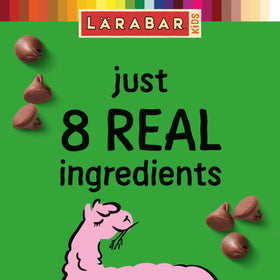 Larabar Kids Bakes buckwheat flour detail on bar packaging.