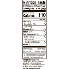 Close-up of essential ingredients: dates, cashews, fair-trade chocolate