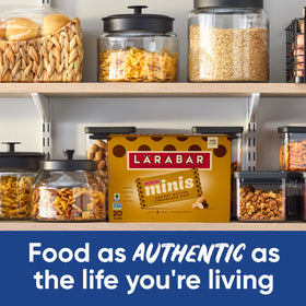 Natural ingredients create a real indulgence in LÄRABAR Minis bars.