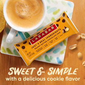 LÄRABAR Nut Lovers Cashew Cookie bar shows natural sweetness from dates and nuts