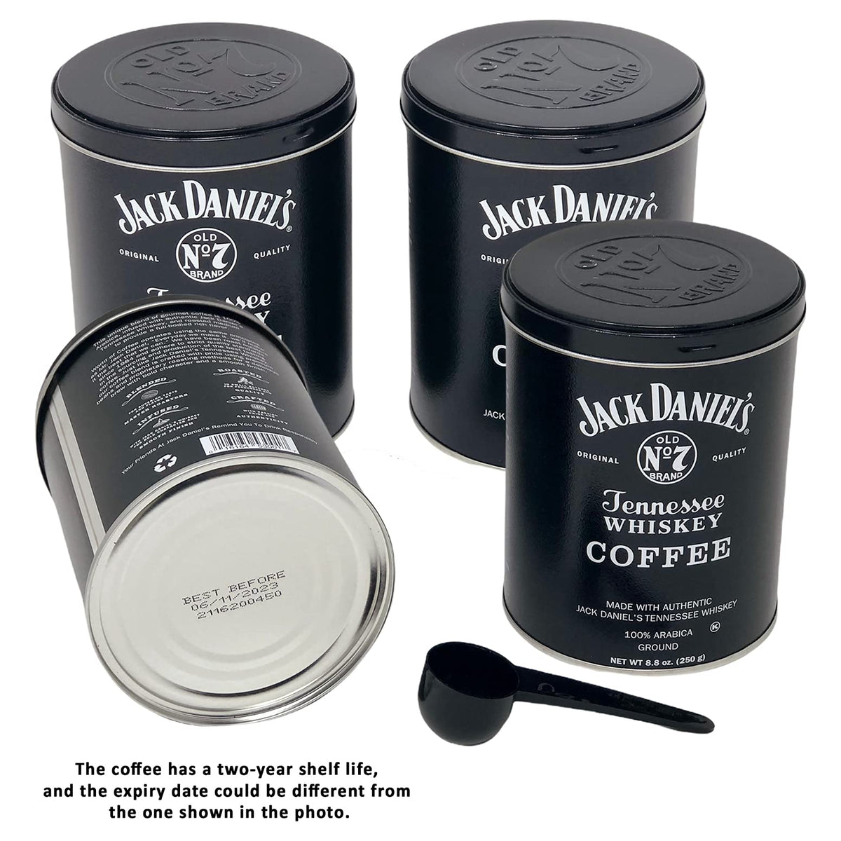 Jack Daniels Coffee medium roast with caramel and vanilla notes.