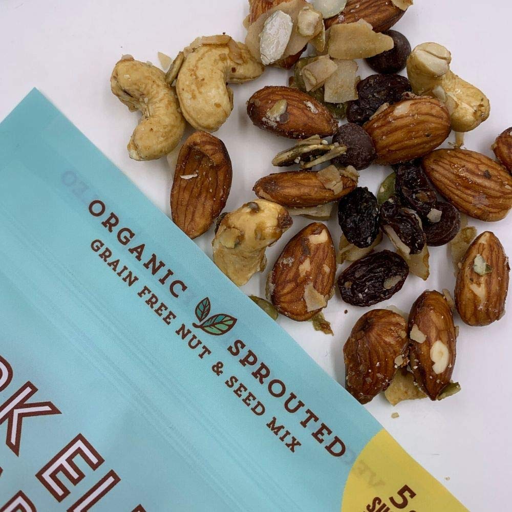 Chewy cherries and raisins add natural sweetness in the trail mix.