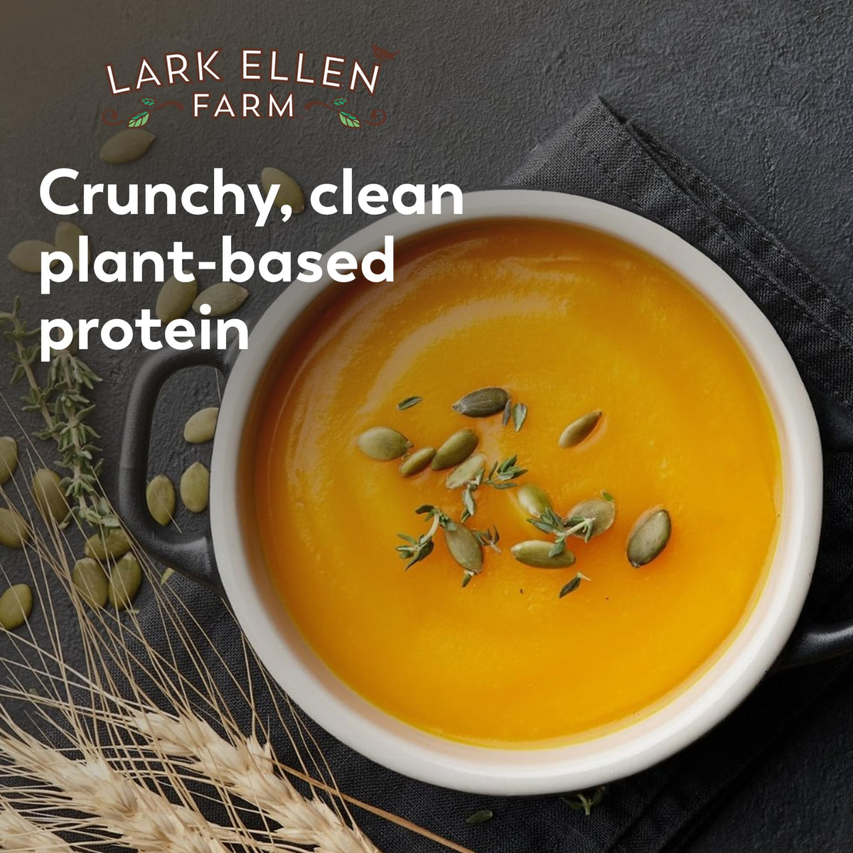 Lark Ellen Farm recyclable packaging supports sustainable snacking.