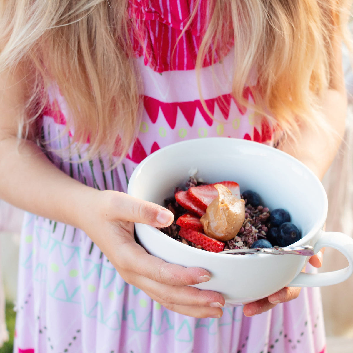 On-the-go granola snack from Lark Ellen Farm in a portable jar