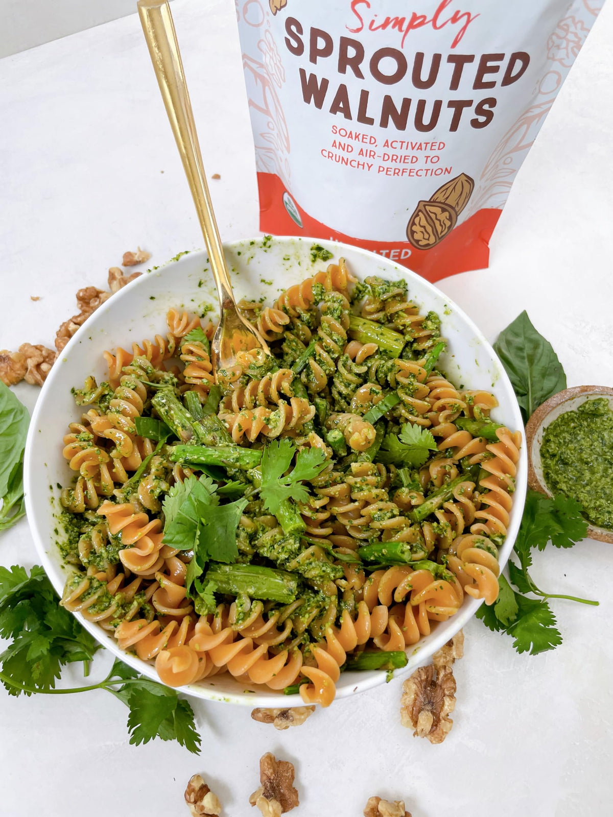 Lark Ellen Farm sprouted walnuts snack-portion—perfect for on-the-go energy.