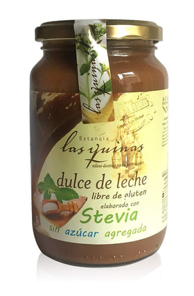 Dessert pairing idea with Las Quinas No Sugar Dulce de Leche on a plate