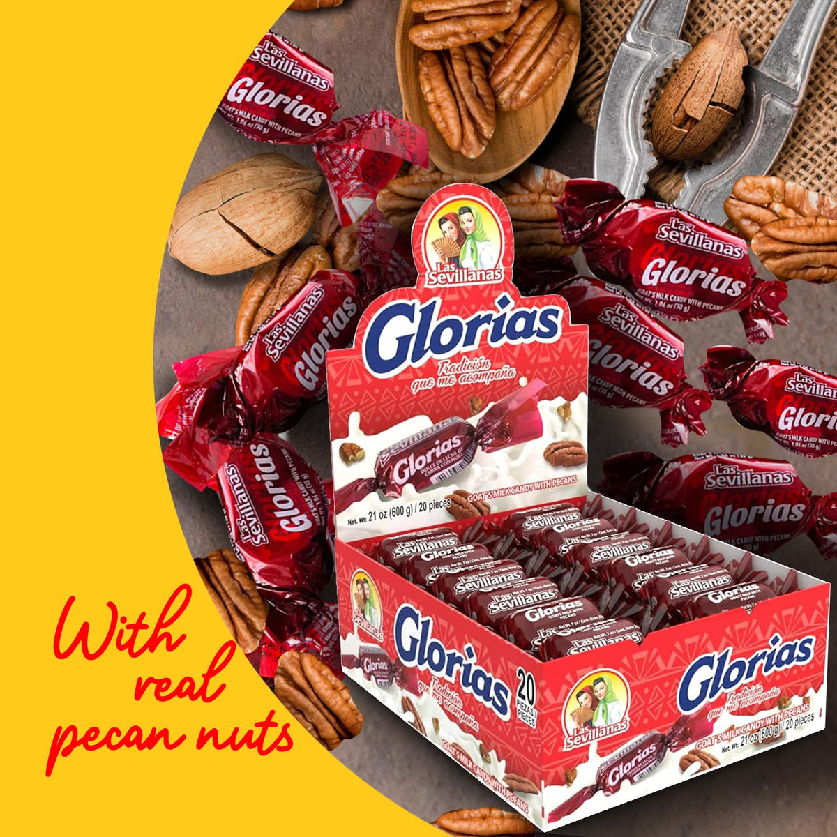 Las Sevillanas Glorias serving idea on dessert or ice cream
