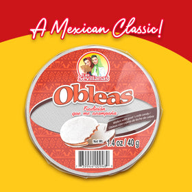 Las Sevillanas Obleas kosher-certified packaging and traditional Mexican craftsmanship