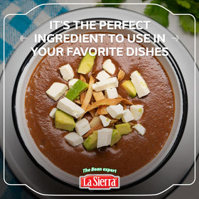 La Sierra refried beans versatile uses for dips and tacos