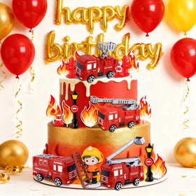 LAST HOE DOWN car cake topper complements themed treats and cupcakes