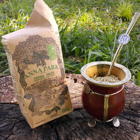 LATAM CONCEPT Anna Park Yerba Mate 500 days aging image signals deep, mild finish.