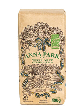 LATAM CONCEPT Anna Park Yerba Mate 500g cup image suggests smooth, balanced flavor for any time.