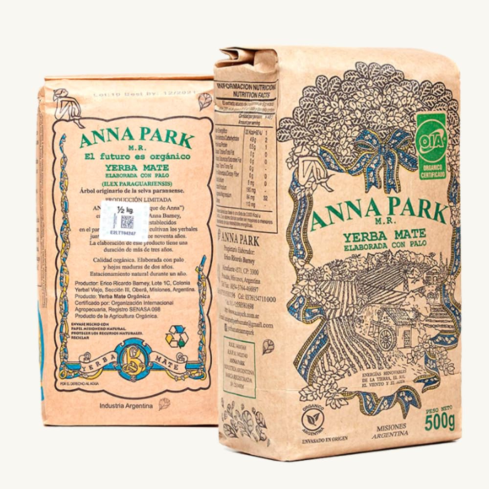LATAM CONCEPT Anna Park Yerba Mate Organic packshot highlighting premium quality for daily rituals.