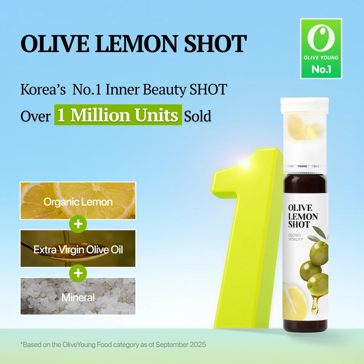 LATIB Olive Lemon Shot pour demonstrates easy, mess-free daily intake.