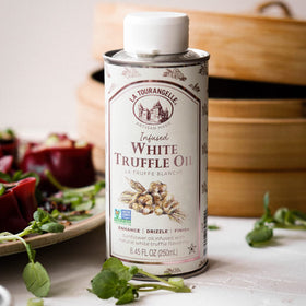 La Tourangelle White Truffle Oil in soup enhances aroma and finish