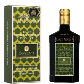 Laudemio Sorgenti bottle pour for finishing salads and dishes