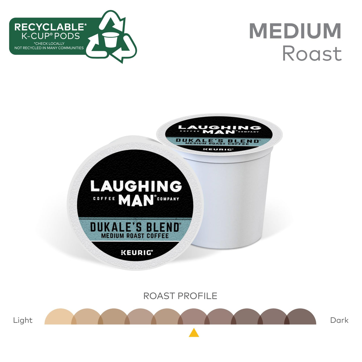 Aroma-steam from Laughing Man Dukale's Blend showing chocolate and plum notes.
