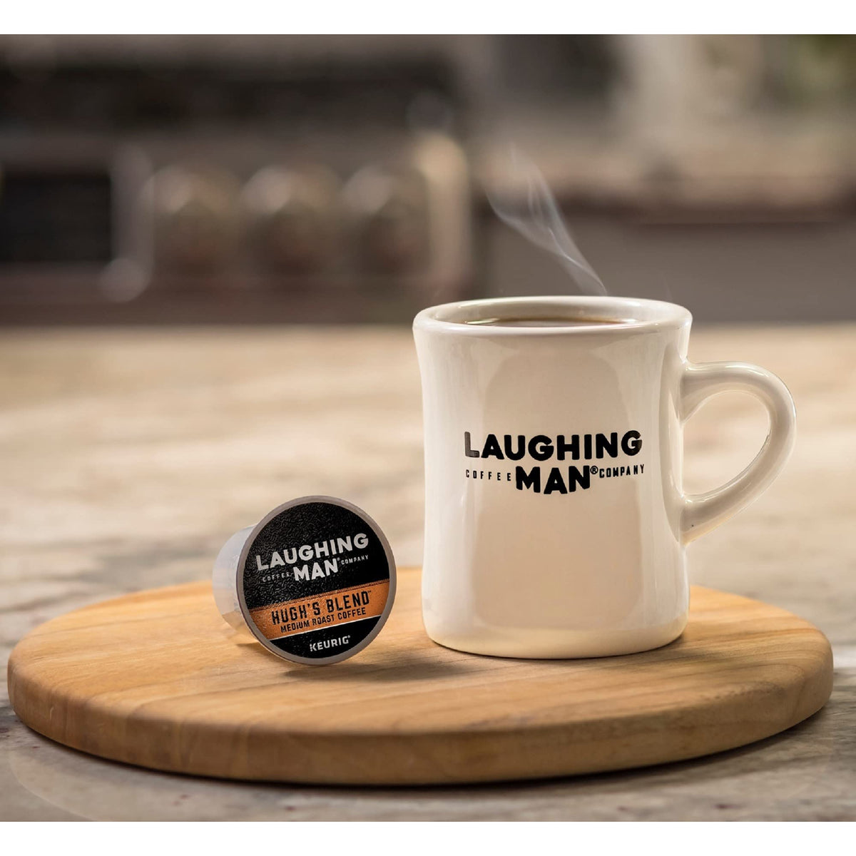 60-count box offers convenient, office- or home-ready coffee supply.