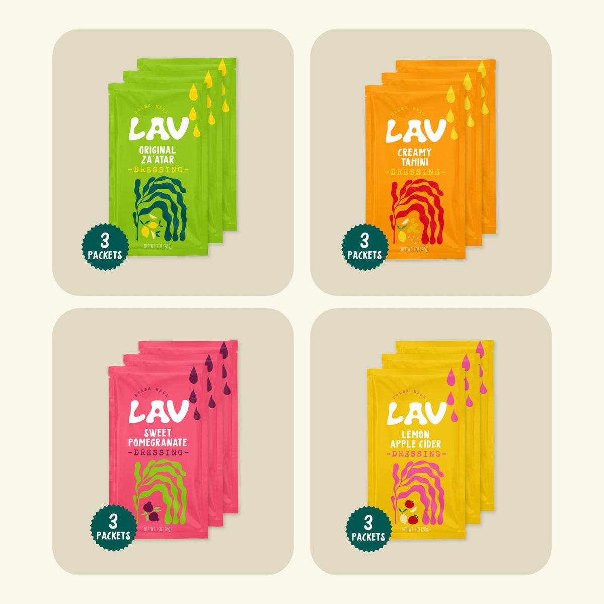 Lav Dress Well dressing on vegetables with Armenian-inspired flavor.