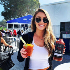 LAVA Bloody Mary Mix uses San Marzano tomatoes for rich tomato base