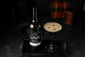 LAVA Premium Espresso Martini Mix with premium cold brew aroma.