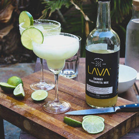 LAVA Premium Skinny Margarita Mix tequila pairing idea for quick cocktails
