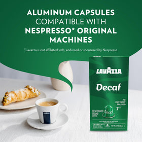 Lavazza Arabica Robusta blend capsules ideal for versatile home espresso.