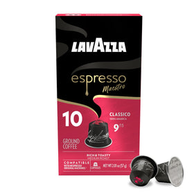 Italy-roasted Lavazza Armonico capsules highlighting premium Arabica blend.
